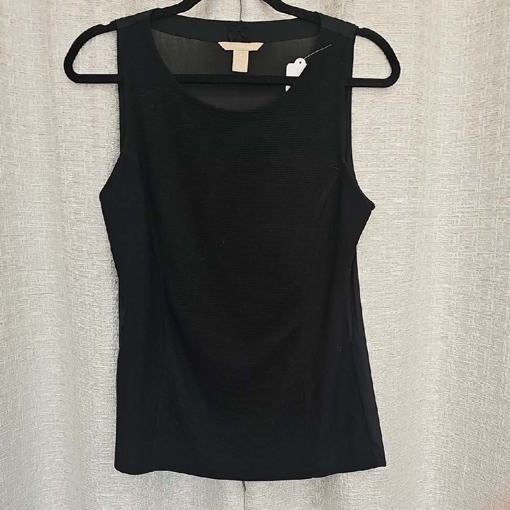 Chic Black Sleeveless Tank Top